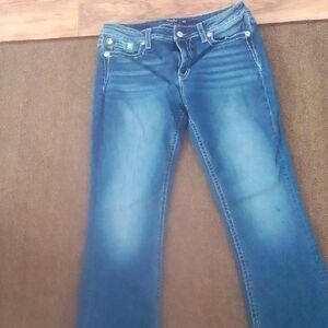 Miss Me Women's Straight Leg Blue Jeans